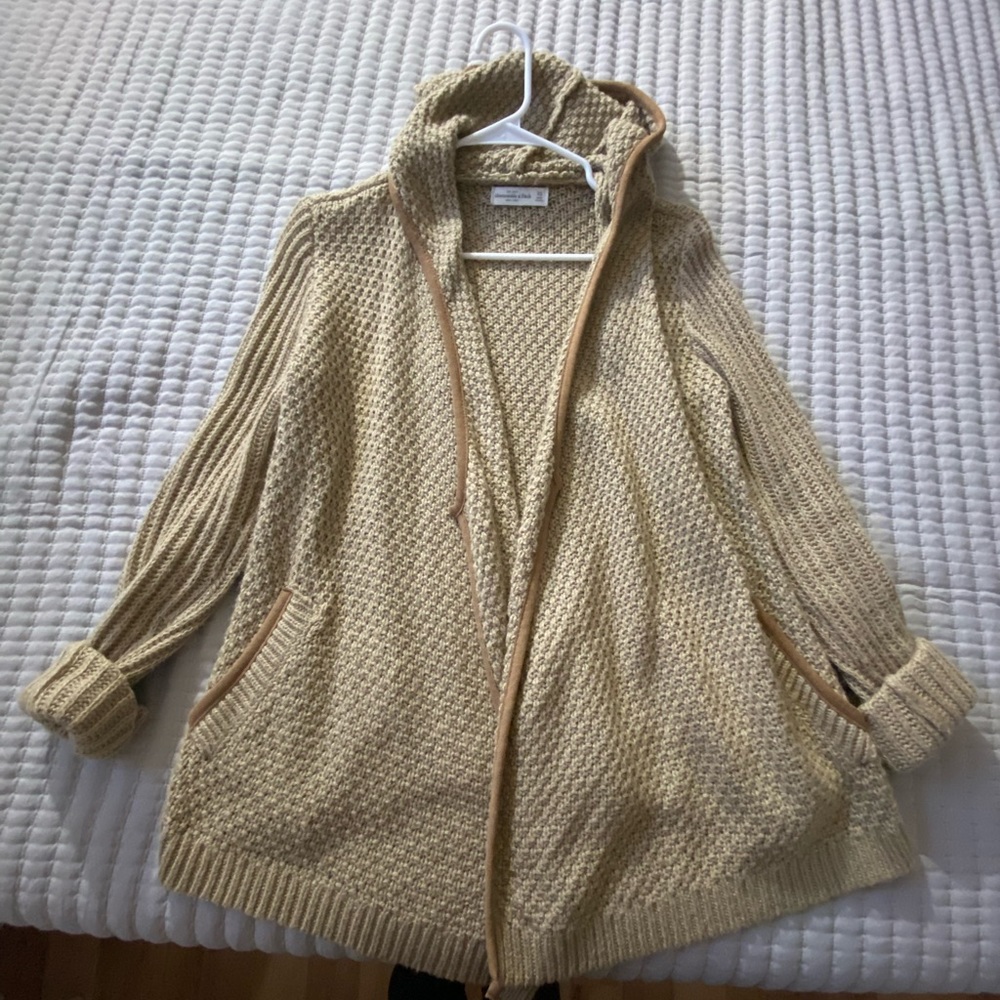 SOLD!! Abercrombie and Fitch Hooded Cardigan